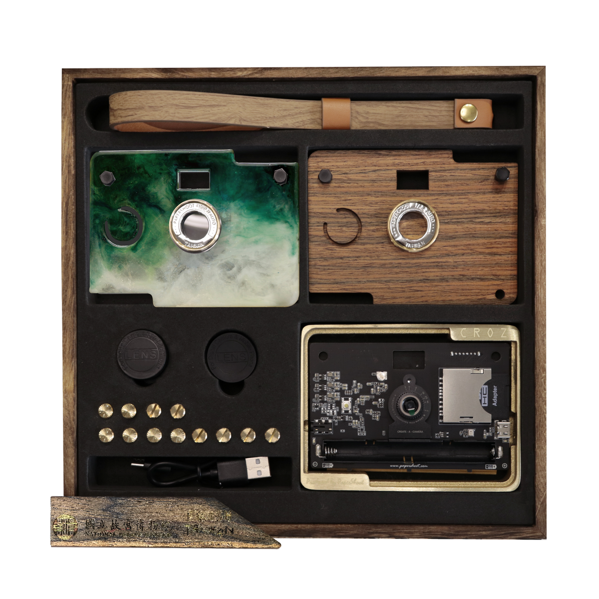 Camera Bundle - Vintage Resin-Art Camera Set